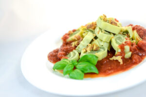 Geschnittene Maultaschen